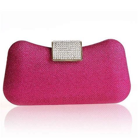 pink metallic box clutch|Metallic Clutches & Pouch Bags for Women .